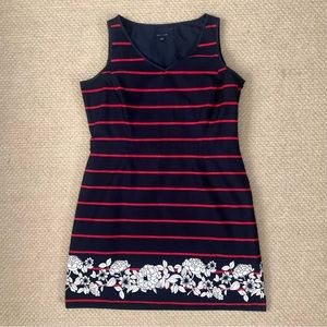 Tommy Hilfiger Navy/Red Stripe Tank Dress